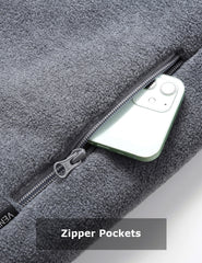 Zipper up Heated Fleece Jacket for Men 7.4V