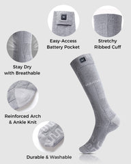 [Upgrade] Unisex Heated Socks 7.4V (with Half-Foot Coverage), S11