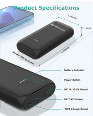 Venustas 7.4V/12V Battery Pack (10000mAh)