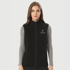 [Upgraded] Women’s Heated Fleece Vest (Up to 12 heating hours)