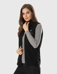 [Upgraded] Women’s Heated Fleece Vest (Up to 20 heating hours)