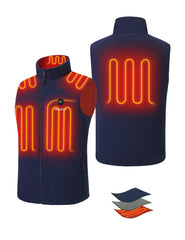 Men's Heated Fleece Vest 7.4V