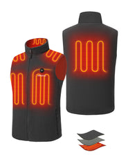 Men's Heated Fleece Vest 7.4V