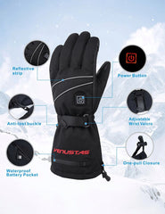 [Final Sale] Heated Gloves for Men & Women, 7.4V [S,M,2XL]