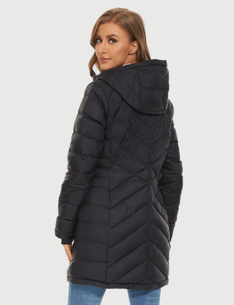 Heated Long Down Jacket 7.4V For Women