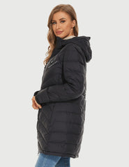 Heated Long Down Jacket 7.4V For Women