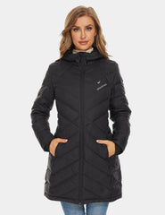 Heated Long Down Jacket 7.4V For Women