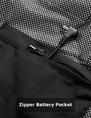 Zipper Battery Pocket