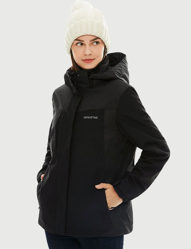 Women's 3-in-1 Heated Jacket 7.4V with Heating Pockets